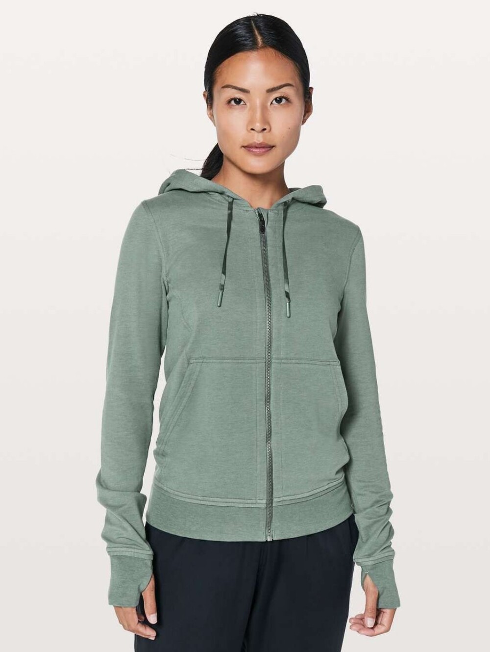 Lululemon Press Pause Jacket (8) Green